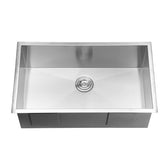 Undermount 16 Gauge Zero Radius Kitchen Sink Stainless Steel Single Bowl