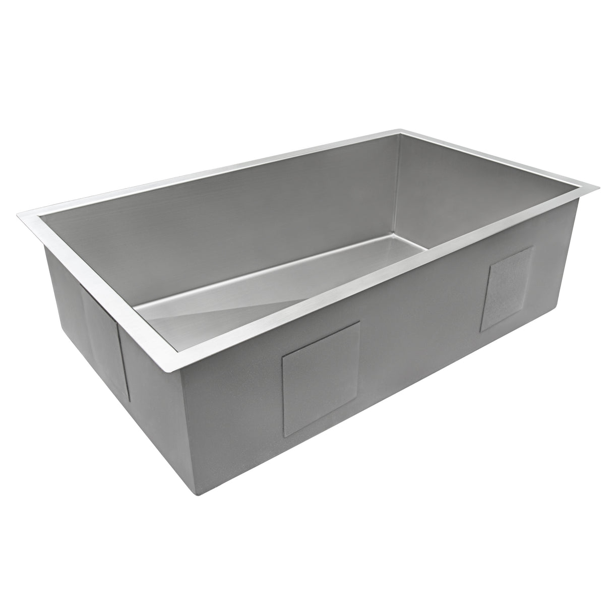 Slope Bottom Offset Drain Undermount Kitchen Sink Single Bowl Stainless Steel