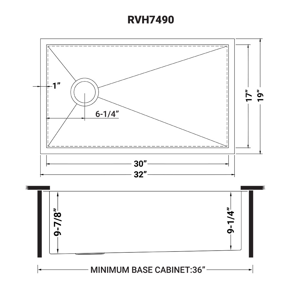 Slope Bottom Offset Drain Undermount Kitchen Sink Single Bowl Stainless Steel