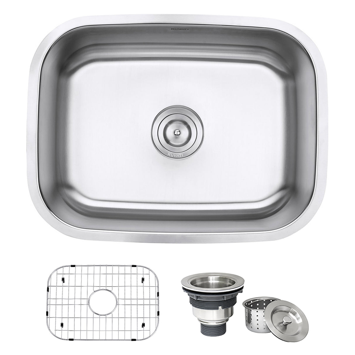 Undermount 16 Gauge Stainless Steel Kitchen Sink Single Bowl