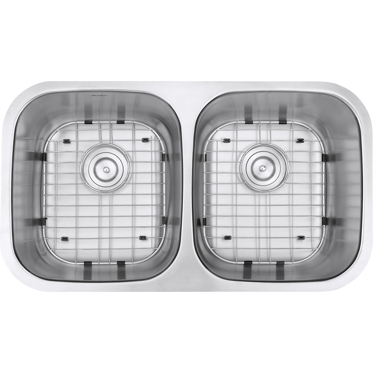 Undermount 50/50 Double Bowl 16 Gauge Stainless Steel Kitchen Sink