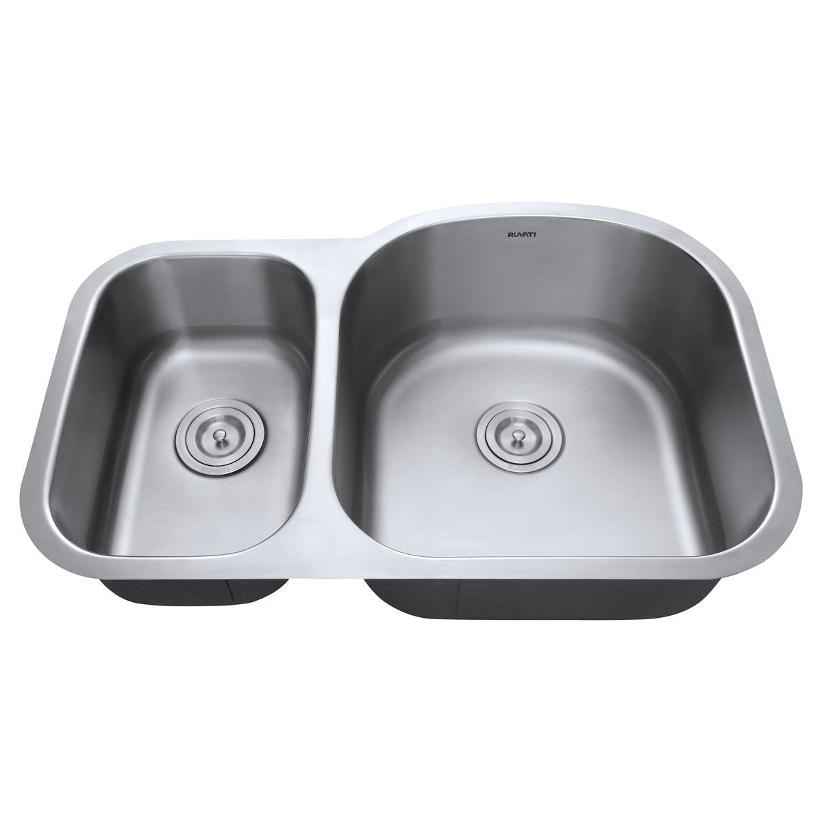 Undermount 32-inch Double Bowl 16 Gauge Stainless Steel