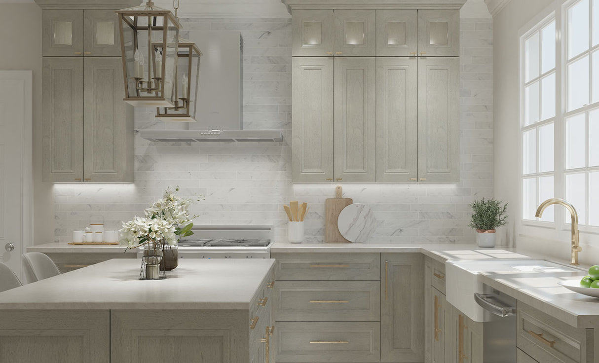 Kitchen Cabinet - Shaker Cabinet Sample Door - Richmond Stone