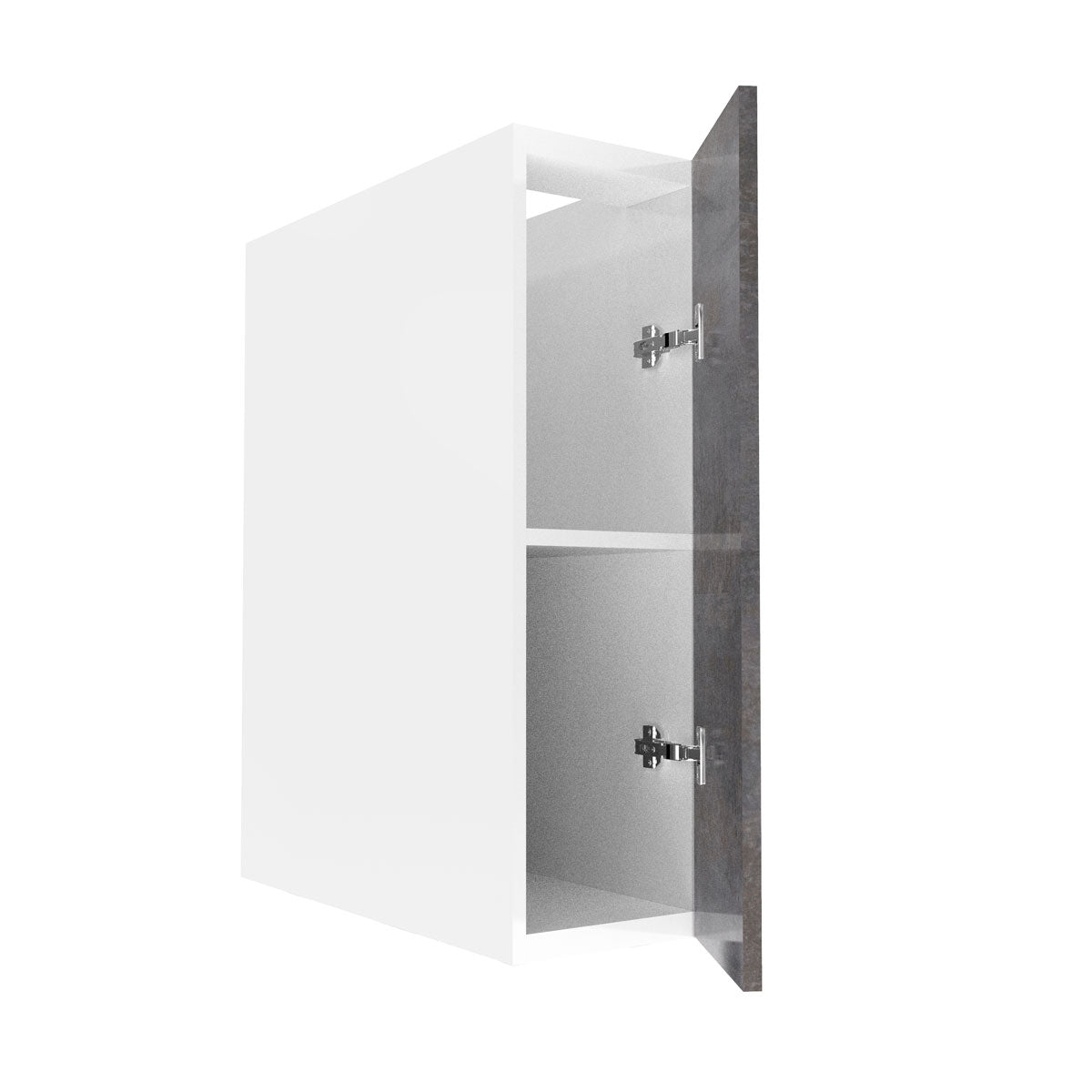 RTA - Rustic Grey - Full Height Single Door Base Cabinets | 9"W x 30"H x 23.8"D
