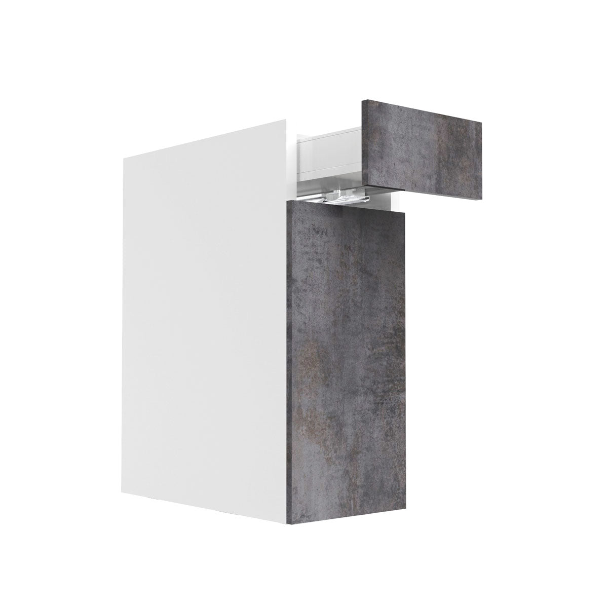 RTA - Rustic Grey - Single Door Base Cabinets | 12"W x 30"H x 23.8"D