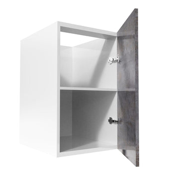 RTA - Rustic Grey - Full Height Single Door Base Cabinets | 24