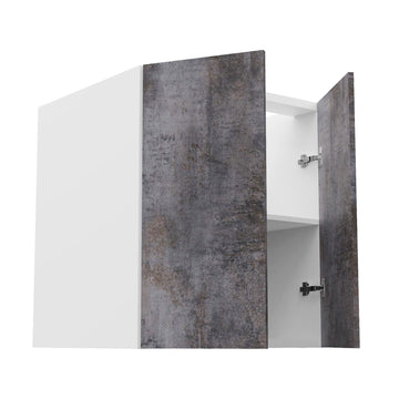 RTA - Rustic Grey - Full Height Double Door Base Cabinets | 27