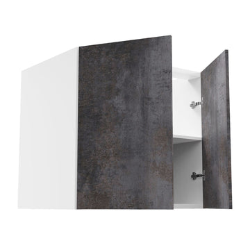RTA - Rustic Grey - Full Height Double Door Base Cabinets | 33