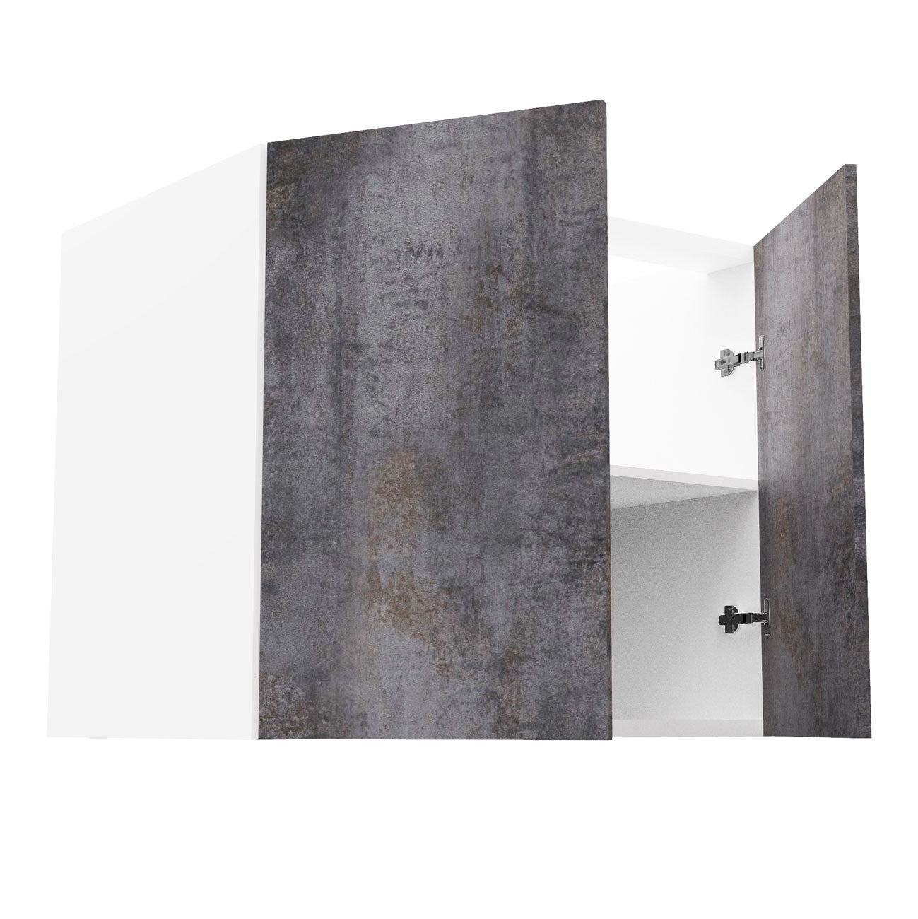RTA - Rustic Grey - Full Height Double Door Base Cabinets | 36"W x 30"H x 23.8"D