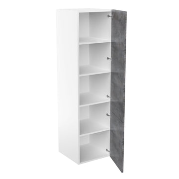 RTA - Rustic Grey - Single Door Tall Cabinets | 24"W x 90"H x 23.8"D