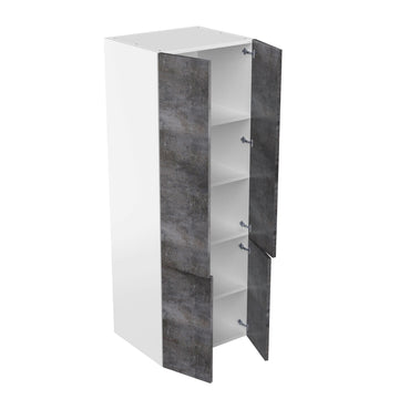 RTA - Rustic Grey - Double Door Tall Cabinet | 24"W x 84"H x 24"D