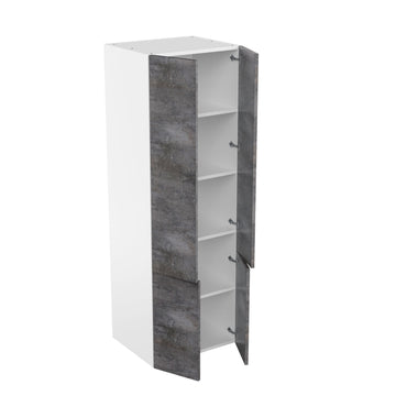RTA - Rustic Grey - Double Door Tall Cabinets | 30