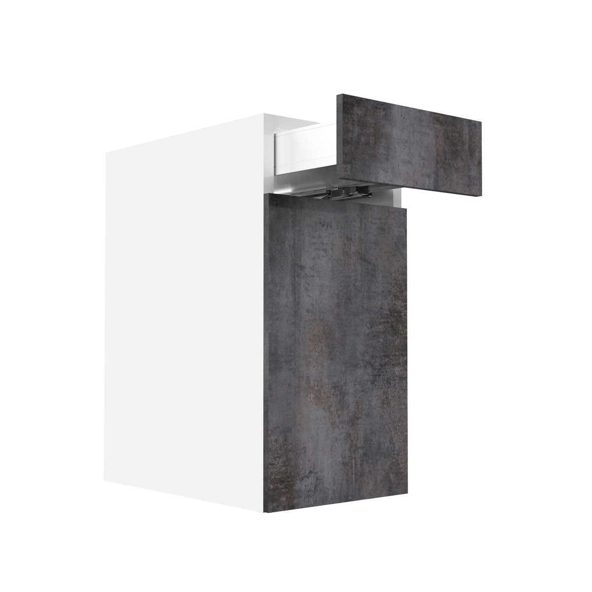 RTA - Rustic Grey - Single Door Vanity Cabinets | 15"W x 30"H x 21"D