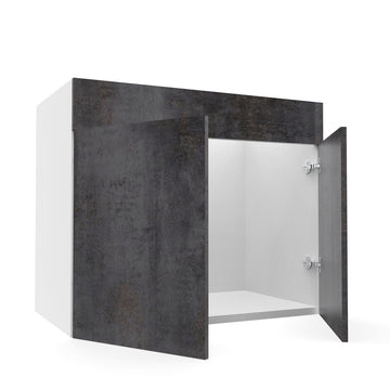 RTA - Rustic Grey - Sink Vanity Cabinets | 36"W x 34.5"H x 21"D
