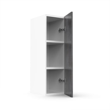 RTA - Rustic Grey - Single Door Wall Cabinets | 9"W x 30"H x 12"D