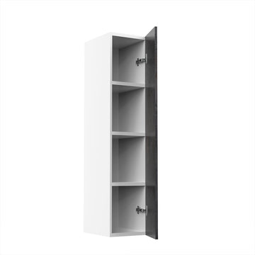 RTA - Rustic Grey - Single Door Wall Cabinets | 9"W x 42"H x 12"D