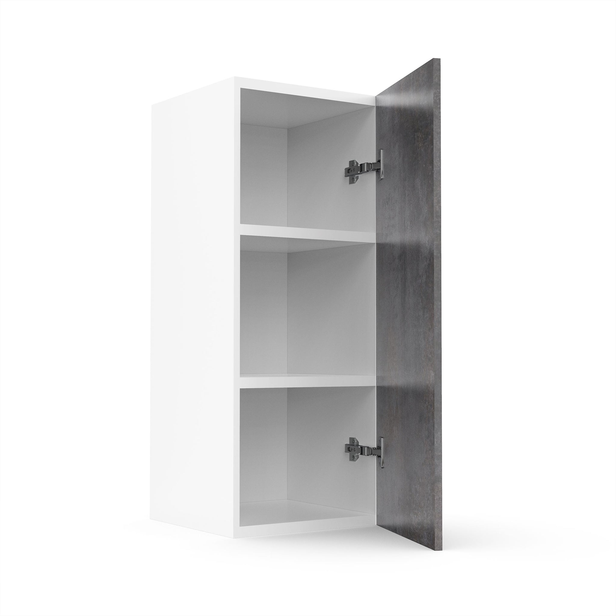 RTA - Rustic Grey - Single Door Wall Cabinets | 12"W x 30"H x 12"D