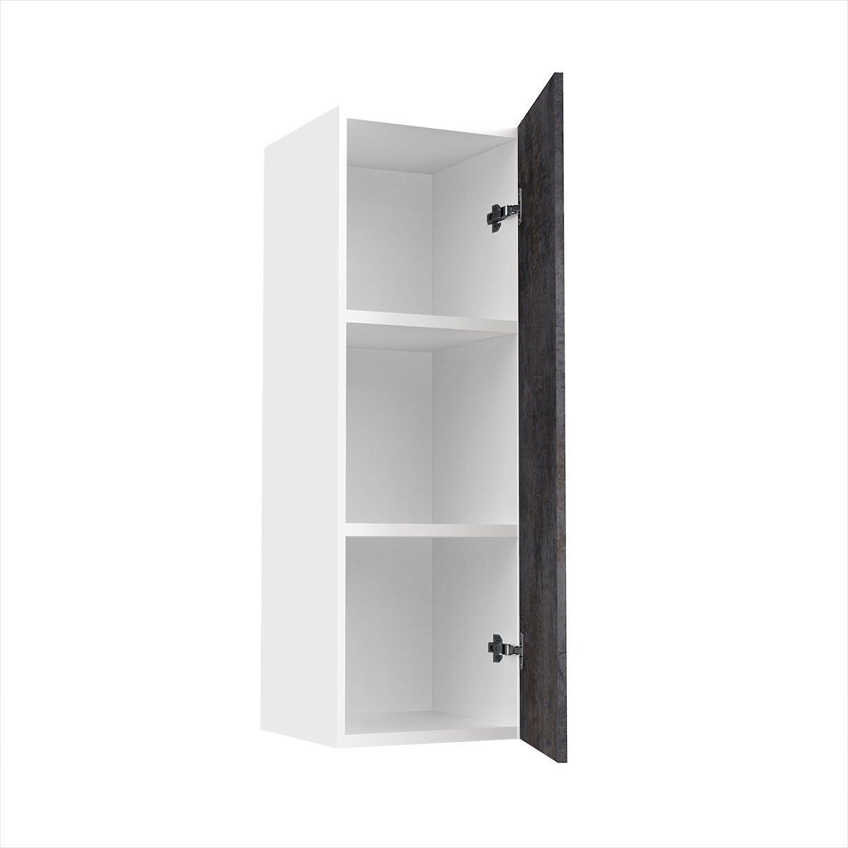RTA - Rustic Grey - Single Door Wall Cabinets | 12"W x 36"H x 12"D