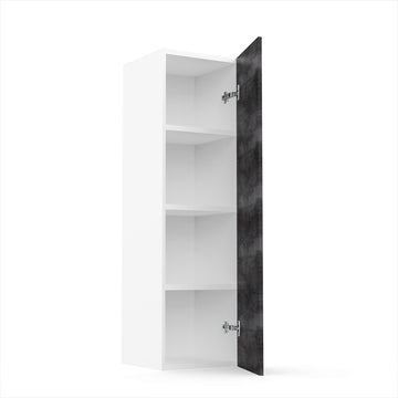 RTA - Rustic Grey - Single Door Wall Cabinets | 12"W x 42"H x 12"D