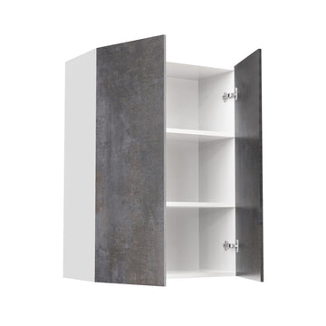 RTA - Rustic Grey - Double Door Wall Cabinets | 24"W x 36"H x 12"D