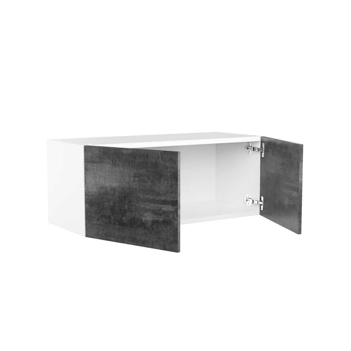 RTA - Rustic Grey - Double Door Wall Cabinets | 30"W x 12"H x 12"D