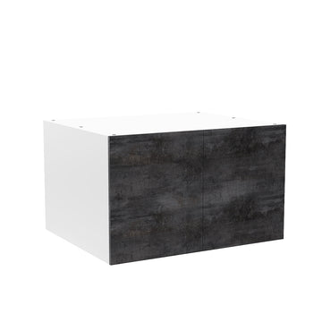 RTA - Rustic Grey - Double Door Refrigerator Wall Cabinets | 30