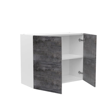 RTA - Rustic Grey - Double Door Wall Cabinets | 30"W x 24"H x 12"D