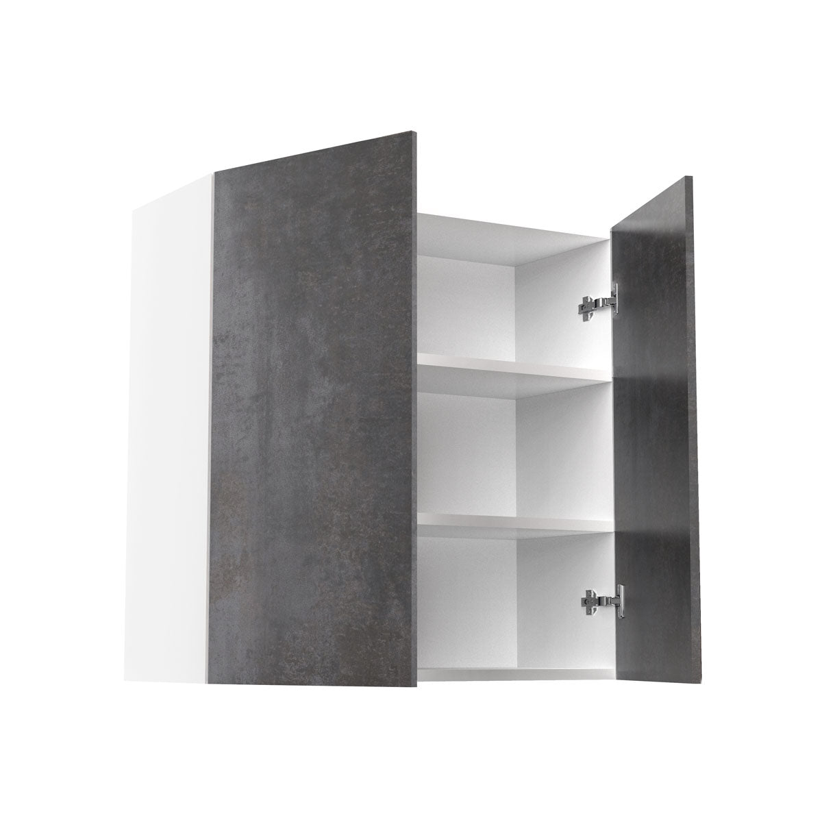 RTA - Rustic Grey - Double Door Wall Cabinets | 30"W x 30"H x 12"D