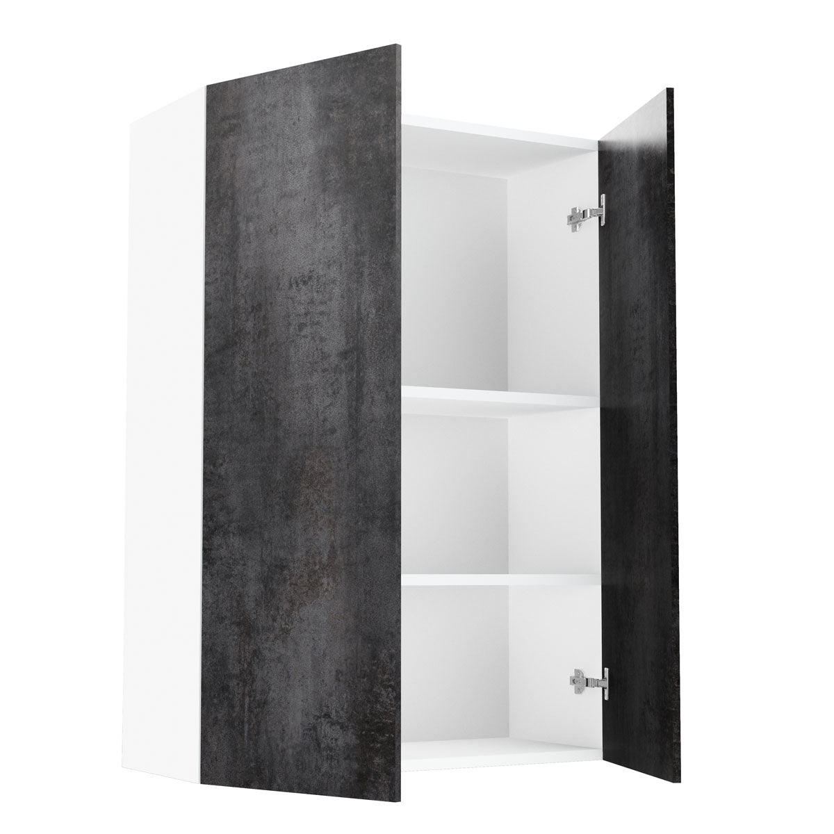 RTA - Rustic Grey - Double Door Wall Cabinets | 30"W x 42"H x 12"D