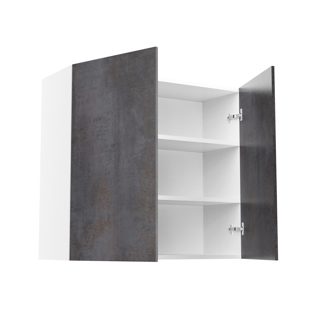 RTA - Rustic Grey - Double Door Wall Cabinets | 33"W x 30"H x 12"D