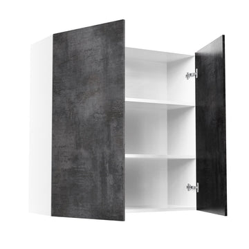 RTA - Rustic Grey - Double Door Wall Cabinets | 36"W x 36"H x 12"D