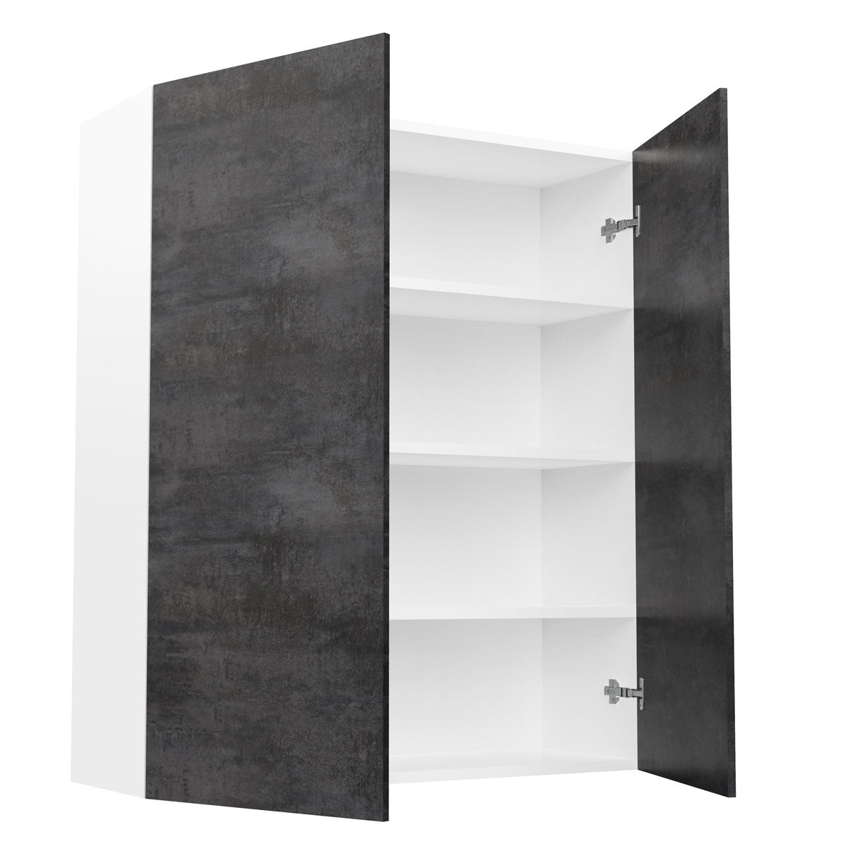 RTA - Rustic Grey - Double Door Wall Cabinets | 36"W x 42"H x 12"D