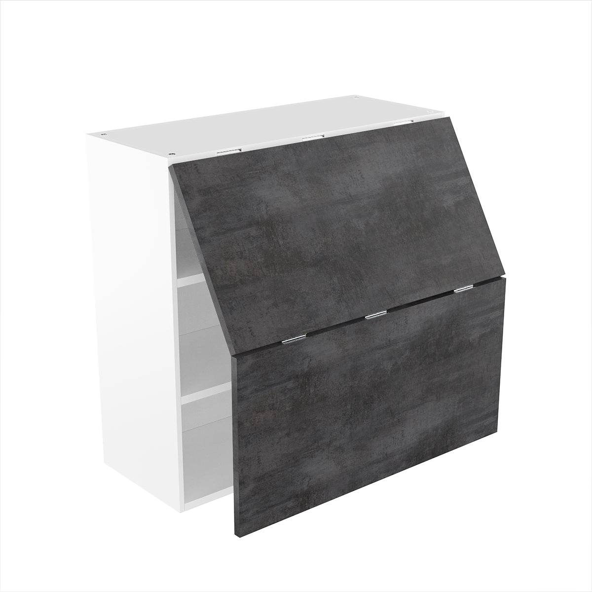 RTA - Rustic Grey - Bi-Fold Door Wall Cabinets | 30"W x 30"H x 12"D
