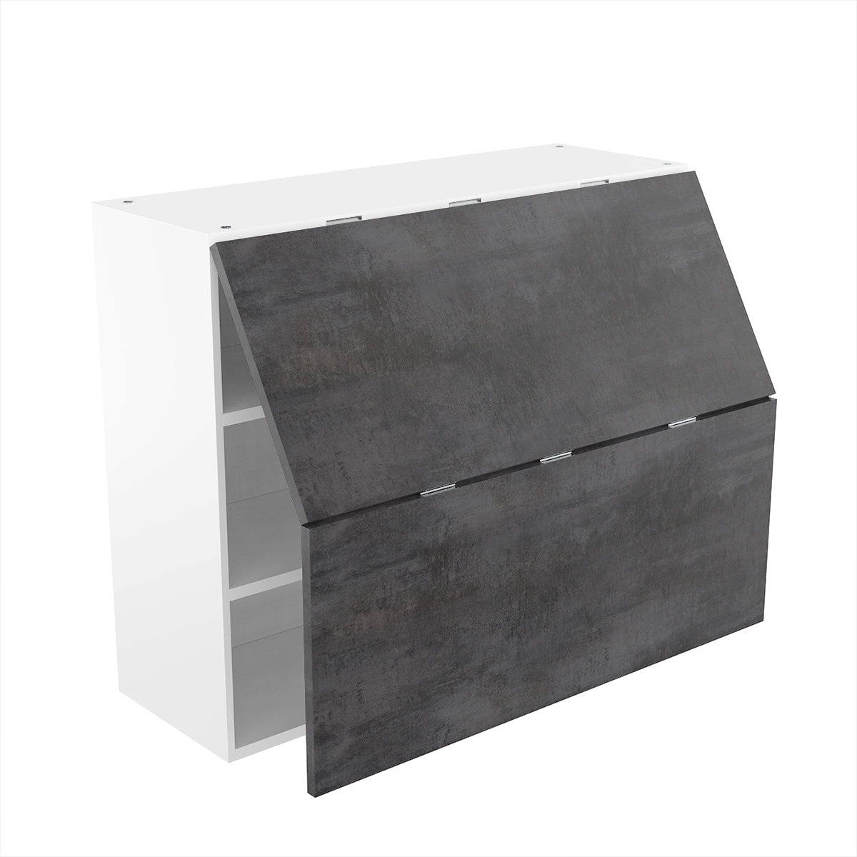 RTA - Rustic Grey - Bi-Fold Door Wall Cabinets | 36"W x 30"H x 12"D