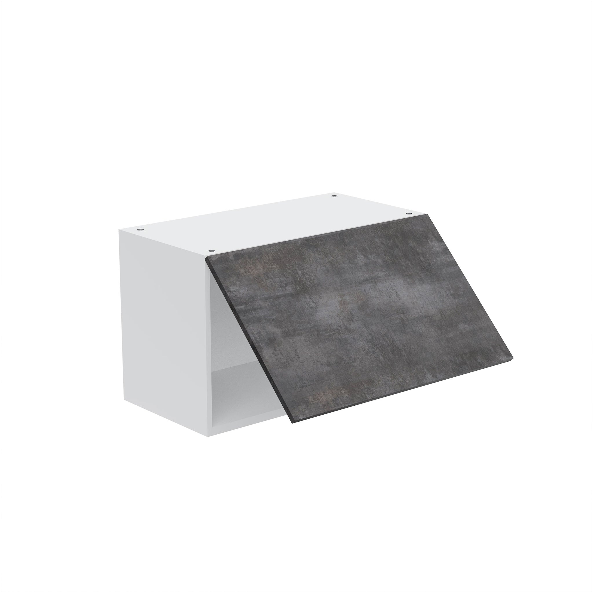 RTA - Rustic Grey - Horizontal Door Wall Cabinets | 24"W x 15"H x 12"D