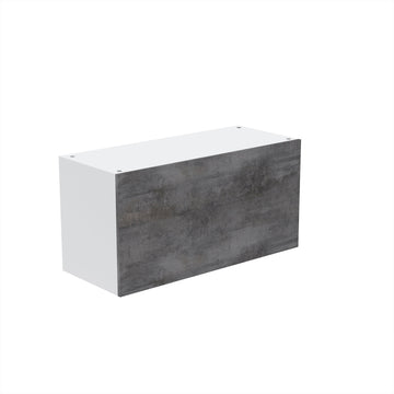 RTA - Rustic Grey - Horizontal Door Wall Cabinets | 30"W x 15"H x 12"D