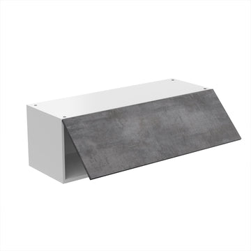 RTA - Rustic Grey - Horizontal Door Wall Cabinets | 36"W x 12"H x 12"D