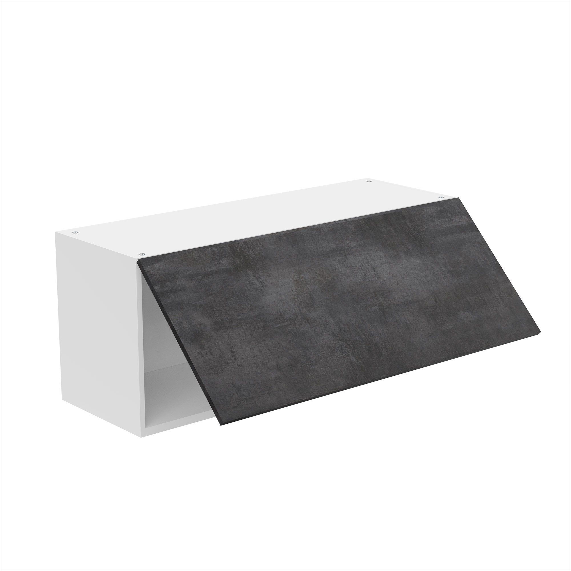 RTA - Rustic Grey - Horizontal Door Wall Cabinets | 36"W x 15"H x 12"D
