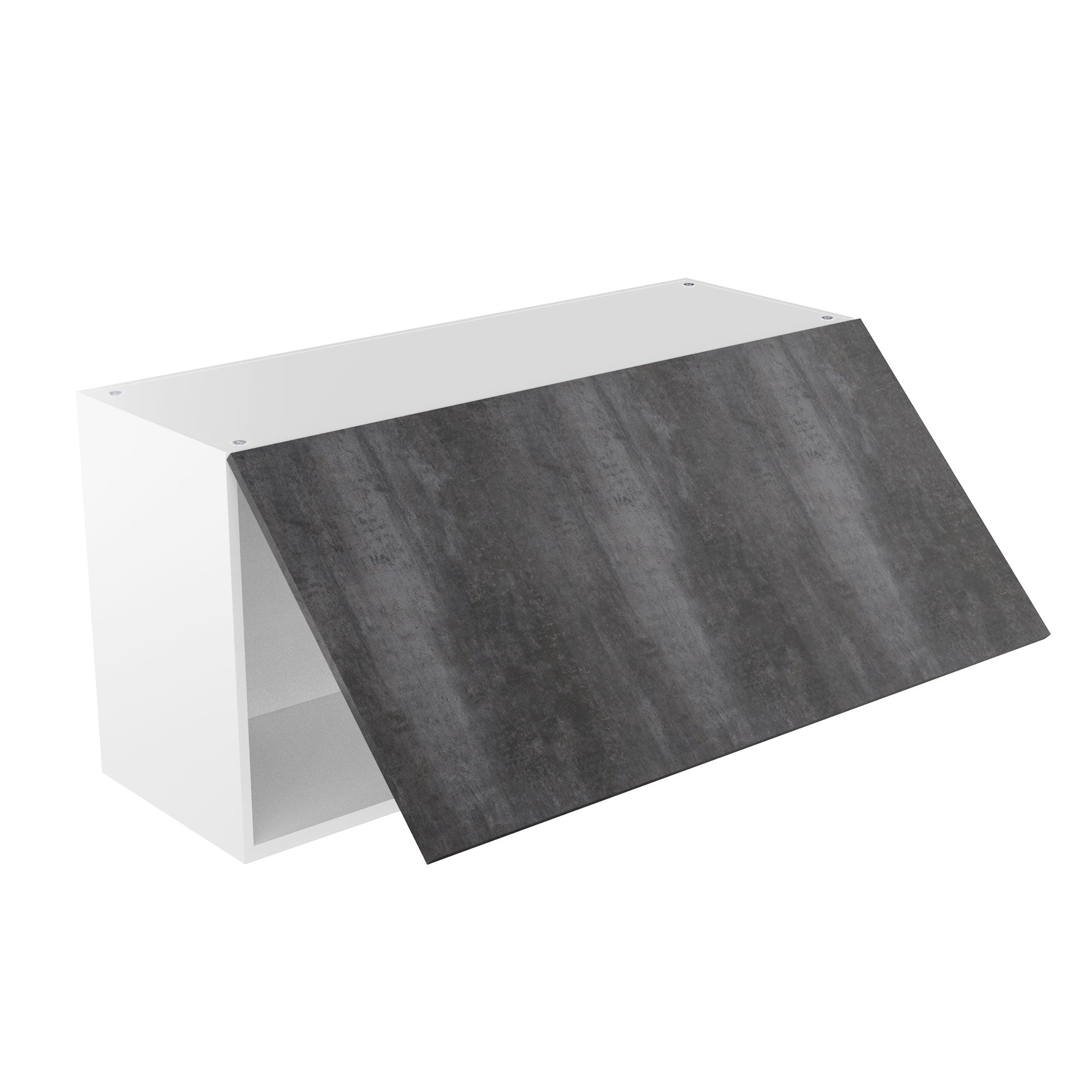 RTA - Rustic Grey - Horizontal Door Wall Cabinets | 36"W x 18"H x 12"D