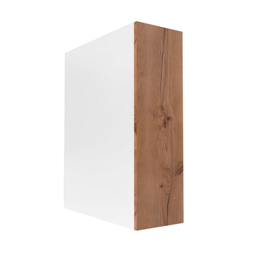 RTA - Rustic Oak - Full Height Single Door Base Cabinets | 9"W x 34.5"H x 24"D