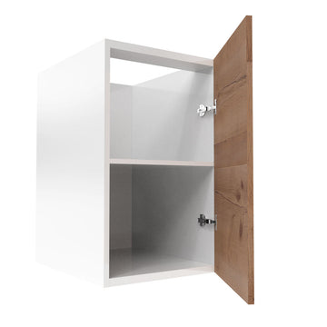 RTA - Rustic Oak - Full Height Single Door Base Cabinets | 24"W x 34.5"H x 24"D