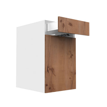 RTA - Rustic Oak - Single Door Base Cabinets | 18"W x 30"H x 23.8"D