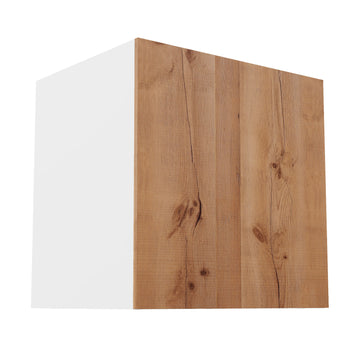 RTA - Rustic Oak - Full Height Double Door Base Cabinets | 30"W x 34.5"H x 24"D