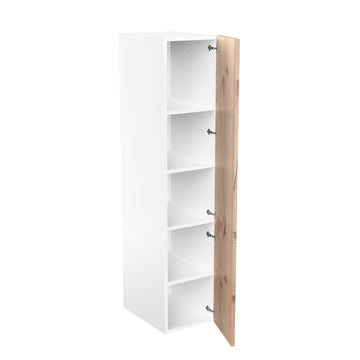 RTA - Rustic Oak - Single Door Tall Cabinets | 18"W x 84"H x 23.8"D