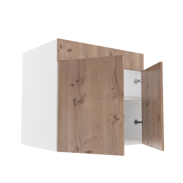 RTA - Rustic Oak - Sink Base Cabinets | 33
