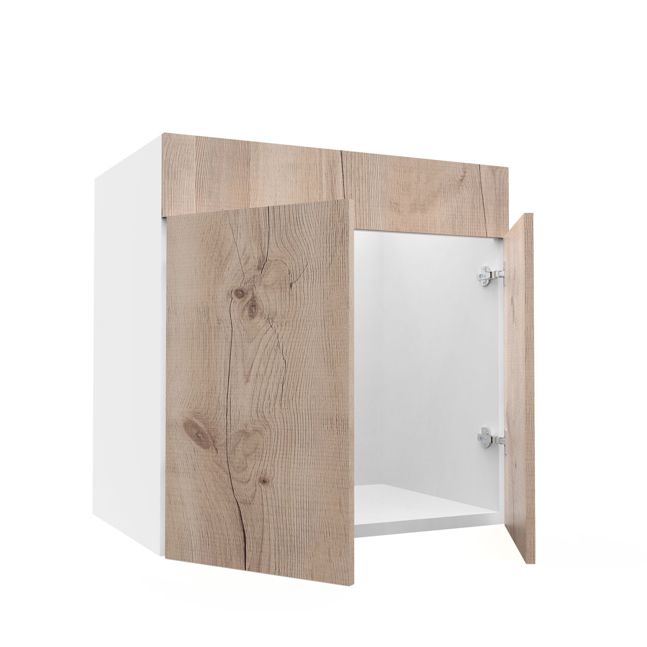 RTA - Rustic Oak - Sink Vanity Cabinets | 30"W x 34.5"H x 21"D