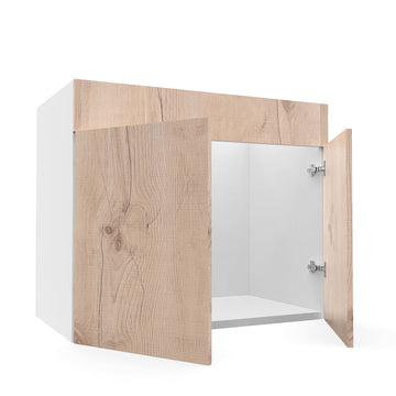 RTA - Rustic Oak - Sink Vanity Cabinets | 36"W x 34.5"H x 21"D