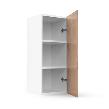 RTA - Rustic Oak - Single Door Wall Cabinets | 12"W x 30"H x 12"D