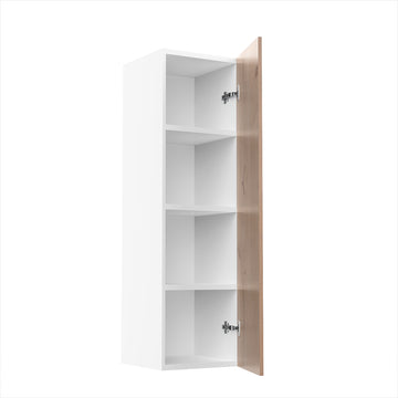 RTA - Rustic Oak - Single Door Wall Cabinets | 12"W x 42"H x 12"D