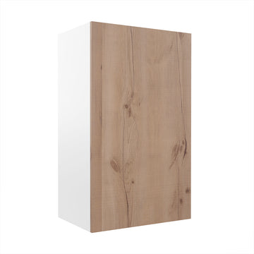 RTA - Rustic Oak - Single Door Wall Cabinets | 18